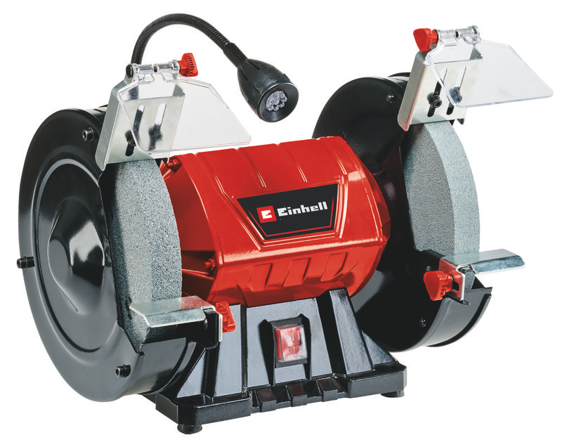 Точильный станок Einhell TC-BG 200 L (400W, круг 200x32x25 mm, 2980 об/мин, подсветка, для сухого шлифования) - фото 1 - id-p167862162