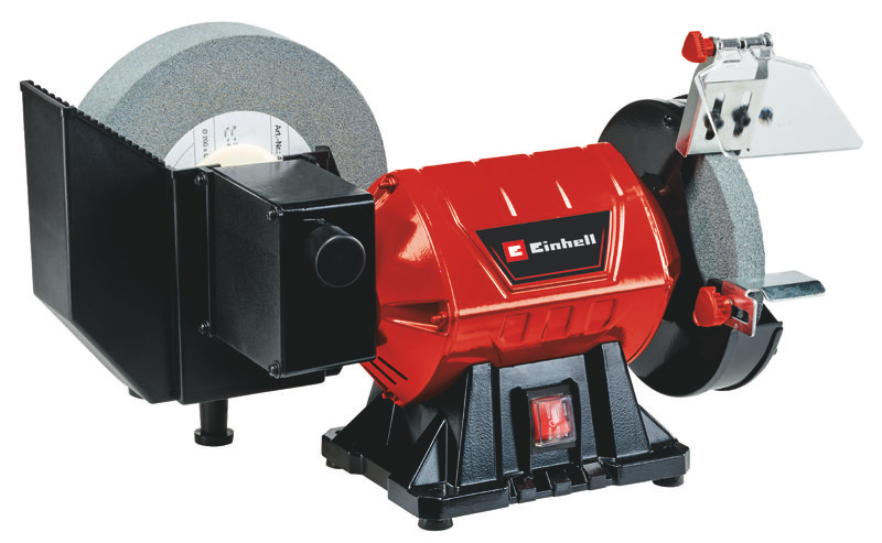 Точильный станок Einhell TC-WD 200/150 (250W, круг 200x20 mm, 150x32 mm, для сухого и влажного шлифования) - фото 1 - id-p167862627