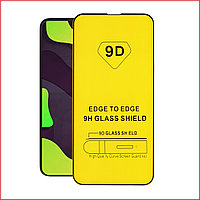 Защитное стекло 9d для Apple Iphone 13 Mini черный (полная проклейка)