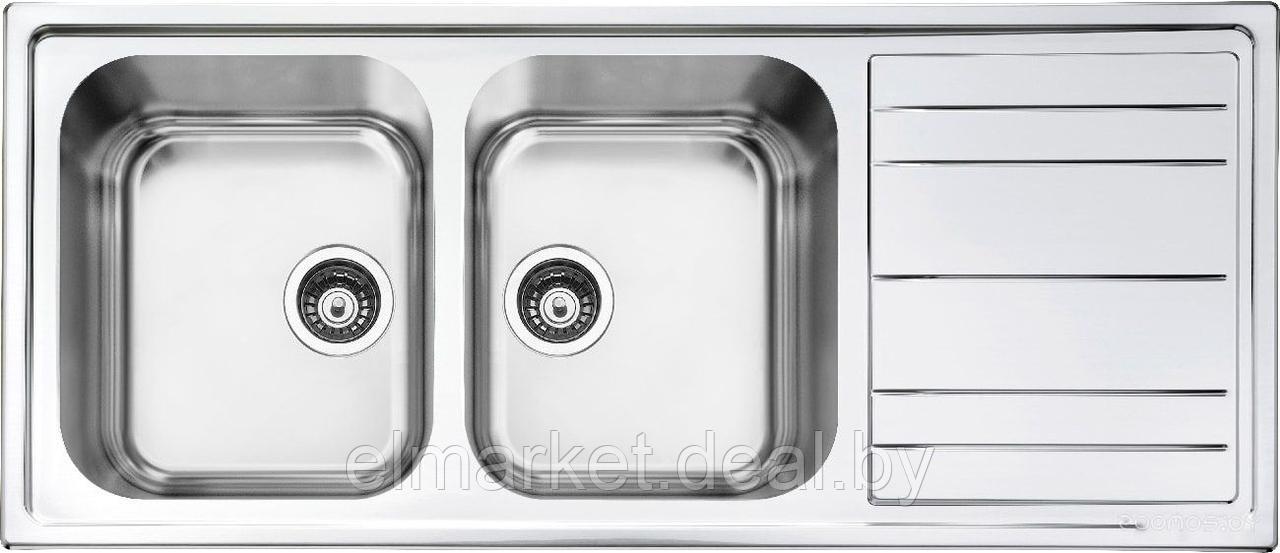 Кухонная мойка Smeg LPR116 стальной - фото 1 - id-p167873359