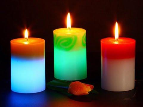 Восковая свеча Candled Magic 7 Led меняющая цвет (на светодиодах) - фото 1 - id-p167880469