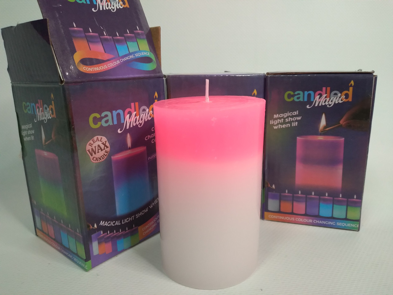 Восковая свеча Candled Magic 7 Led меняющая цвет (на светодиодах) - фото 2 - id-p167880469