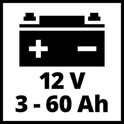 Зарядное устройство для автоаккумуляторов Einhell CE-BC 2 M (12V, емкость АКБ: 3-60 Ah, ток заряда: 1-2 А) - фото 3 - id-p167881428