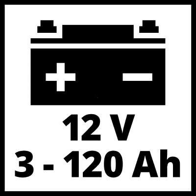 Зарядное устройство для автоаккумуляторов Einhell CE-BC 4 М (12V, емкость АКБ: 3-120 Ah, ток заряда: 2 - 4 А,) - фото 3 - id-p167882471