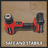 Фен аккумуляторный Einhell TE-HA 18 Li - Solo (18V, без АКБ и З/У, 350/550 градусов, 200 л/мин), фото 5