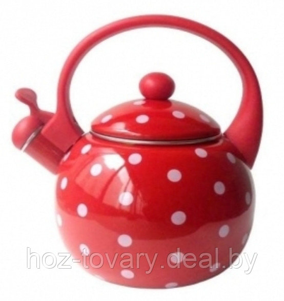 Чайник эмалированный со свистком Kelly обьем 2,5 л арт. KL 4426 - фото 2 - id-p167885766