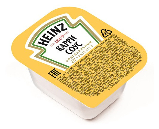 Heinz соус карри ХАЙНЦ 25г в коробке 125шт - фото 2 - id-p167889680