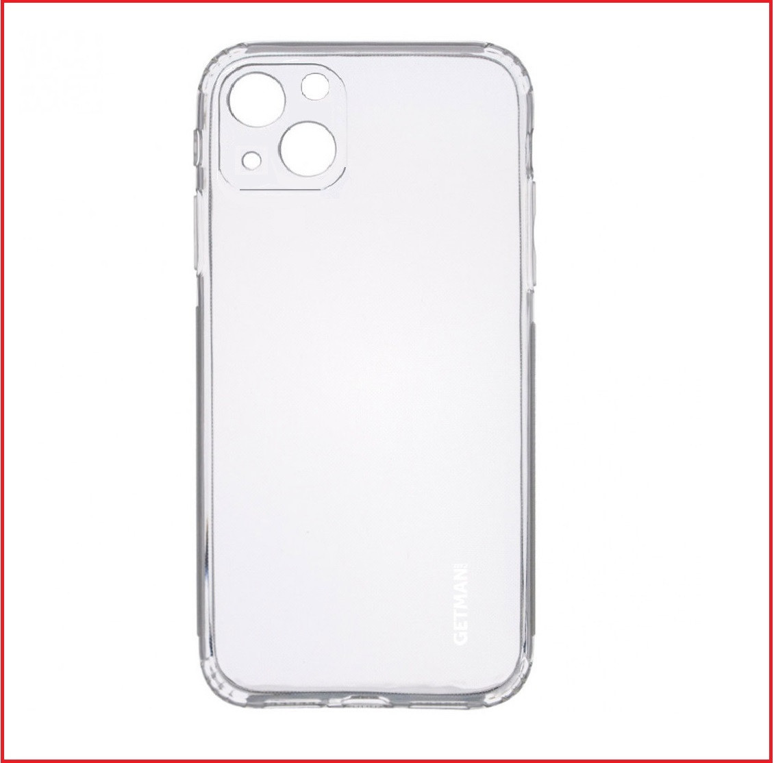 Чехол-накладка для Apple Iphone 13 (силикон) прозрачный с защитой камеры