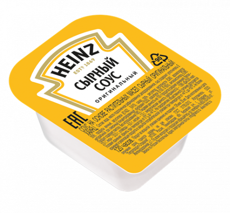 Heinz сырный соус ХАЙНЦ 25г в коробке 125шт - фото 2 - id-p167891015