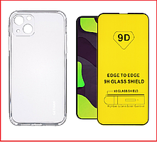 Чехол-накладка + защитное стекло 9D для Apple Iphone 13 Mini