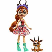 Кукла Габриэла Газелли с питомцем газель Рейсер 15см Enchantimals Mattel GTM26, фото 1