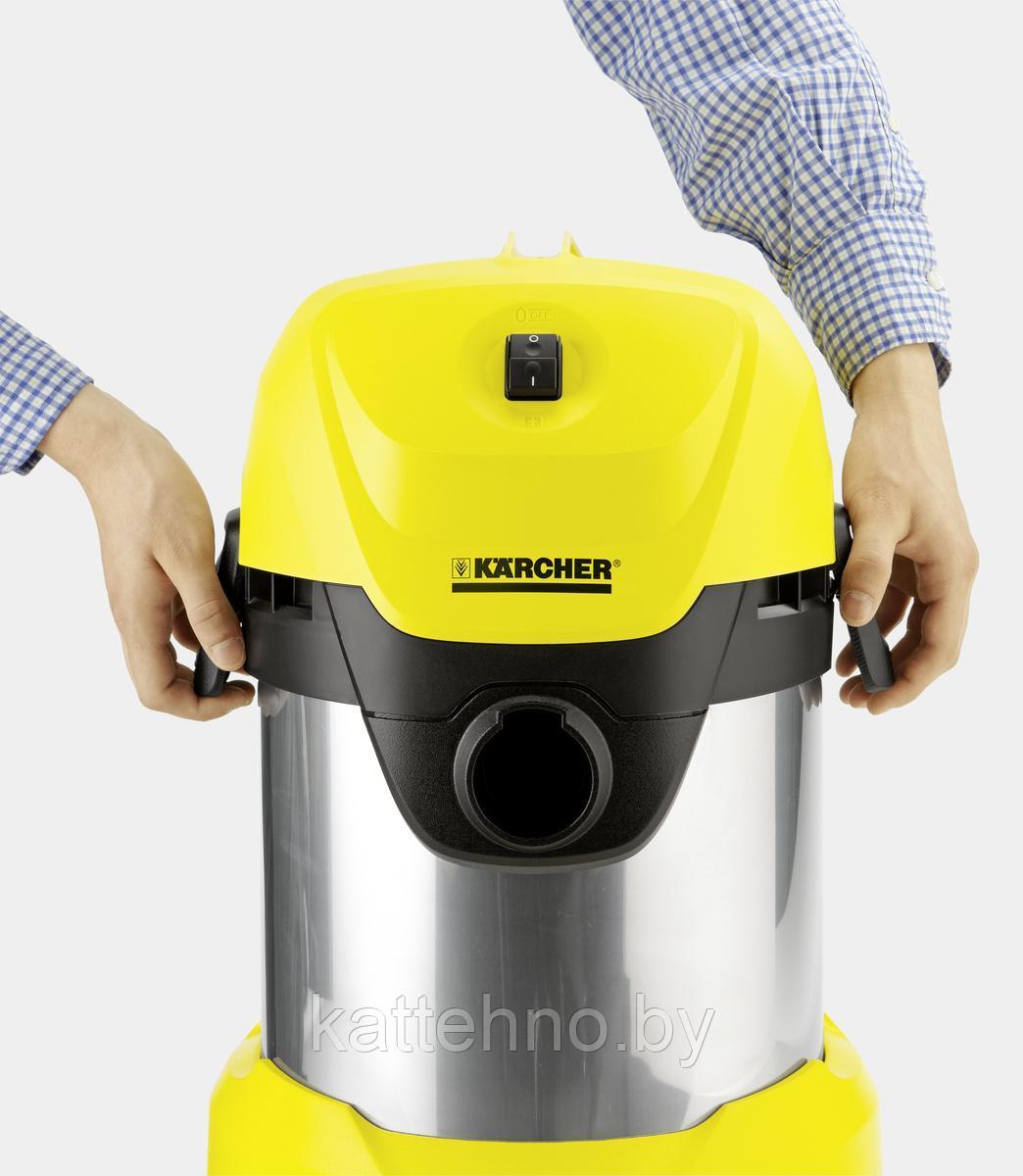 ХОЗЯЙСТВЕННЫЙ ПЫЛЕСОС KARCHER WD 3 PREMIUM - фото 2 - id-p167897356