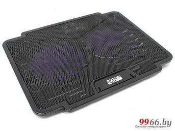 Бесшумная охлаждающая подставка NS40 для игрового ноутбука до 17 дюймов с led подсветкой вентиляторами