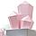 3Д Оригами Остров с Кристаллами Розовый / 3D Оригами / Конструктор / Paperraz / Паперраз, фото 5