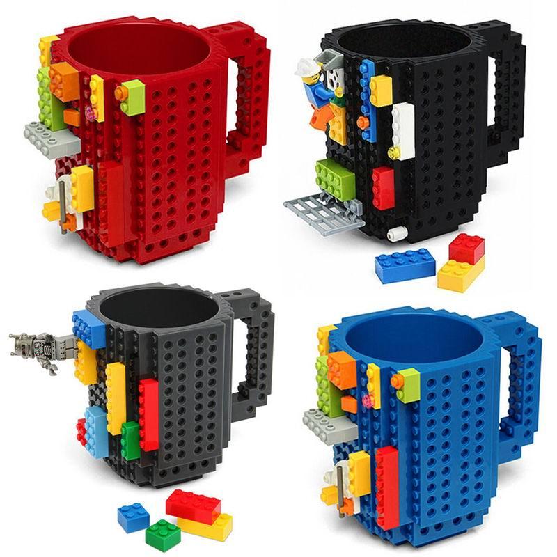 Кружка Lego (лего) с конструктором МИКС