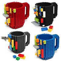 Кружка Lego (лего) с конструктором МИКС