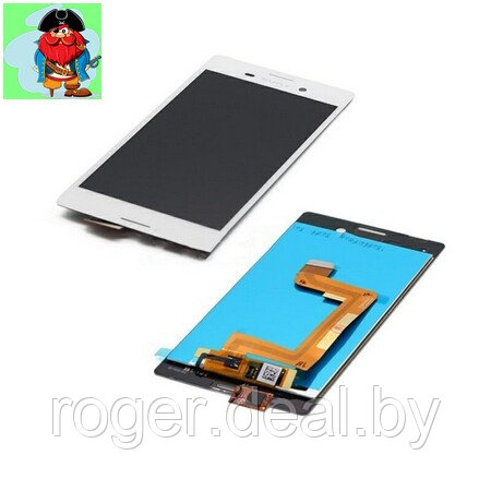 Экран для Sony Xperia M4 Aqua E2303 (E2312, E2333) с тачскрином, цвет: белый (оригинал) - фото 1 - id-p92971432