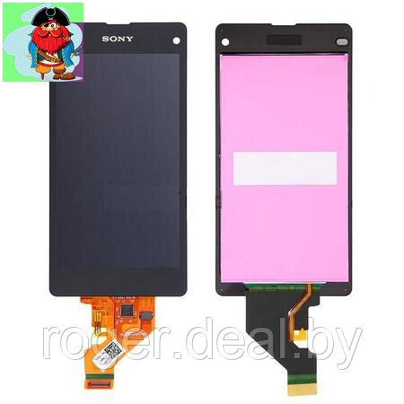 Экран для Sony Xperia Z1 Compact D5503 (Z1 mini) с тачскрином, цвет: черный (оригинал) - фото 1 - id-p35910380