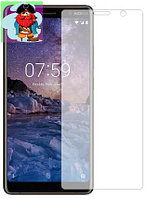 Защитное стекло для Nokia 7, цвет: прозрачный
