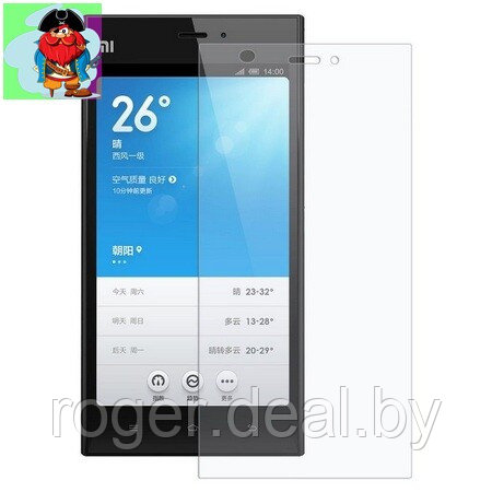 Защитное стекло для Xiaomi Mi3, цвет: прозрачный - фото 1 - id-p92972175