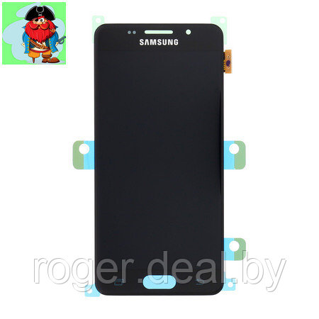 Экран для Samsung Galaxy A3 2016 (A310) с тачскрином, цвет: черный (TFT, регулируемая подсветка) - фото 1 - id-p122262471