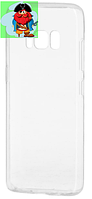 Чехол для Samsung Galaxy S8 G950FD силиконовый, цвет: прозрачный