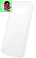 Чехол для Samsung Galaxy S10e силиконовый, цвет: прозрачный