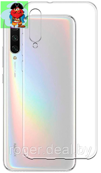 Чехол для Xiaomi Mi 9 Lite силиконовый, цвет: прозрачный - фото 1 - id-p126453527