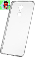 Чехол для Xiaomi Redmi 5 силиконовый, цвет: прозрачный