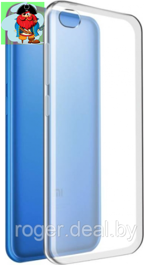 Чехол для Xiaomi Redmi Go силиконовый, цвет: прозрачный - фото 1 - id-p126453541