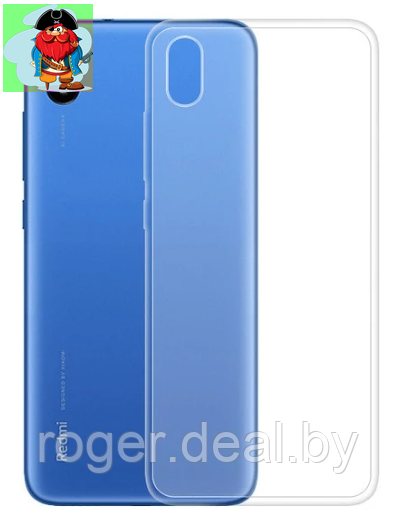 Чехол для Xiaomi Redmi 7A силиконовый, цвет: прозрачный - фото 1 - id-p126453560