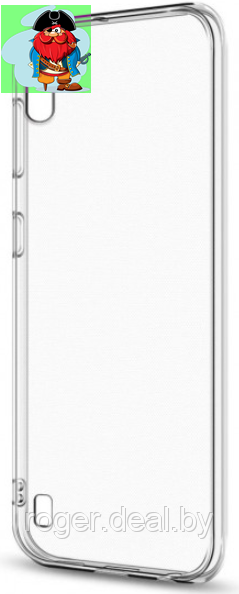 Чехол для Samsung Galaxy A10 силиконовый, цвет: прозрачный - фото 1 - id-p126453564
