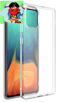 Чехол для Samsung Galaxy A51 силиконовый, цвет: прозрачный
