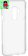 Чехол для Samsung Galaxy S9 Plus G965F силиконовый, цвет: прозрачный