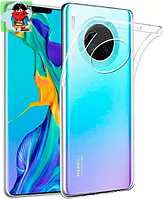 Чехол для Huawei Mate 30 Pro силиконовый, цвет: прозрачный