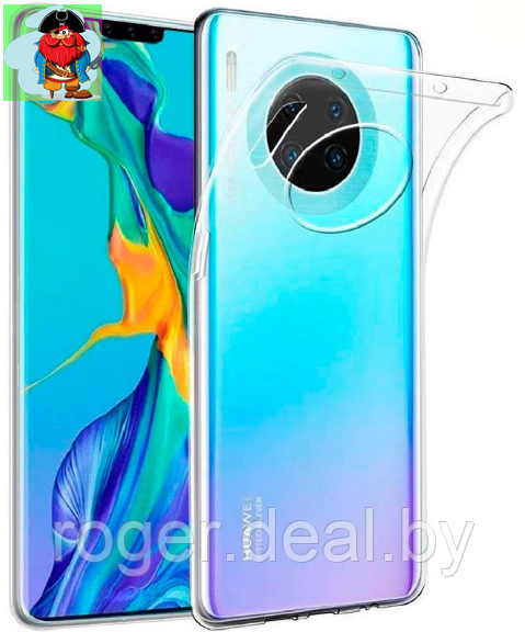 Чехол для Huawei Mate 30 Pro силиконовый, цвет: прозрачный - фото 1 - id-p125530795