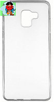 Чехол для Samsung Galaxy A8 Plus силиконовый, цвет: прозрачный