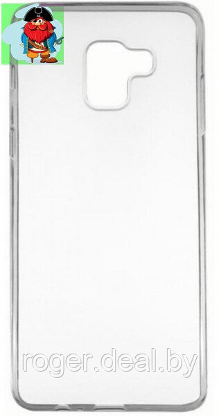 Чехол для Samsung Galaxy A8 Plus силиконовый, цвет: прозрачный - фото 1 - id-p125855225