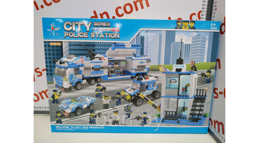 LX.A327 Конструктор City "Полицейская мобильная станция", Аналог LEGO, 858 деталей - фото 3 - id-p167920428