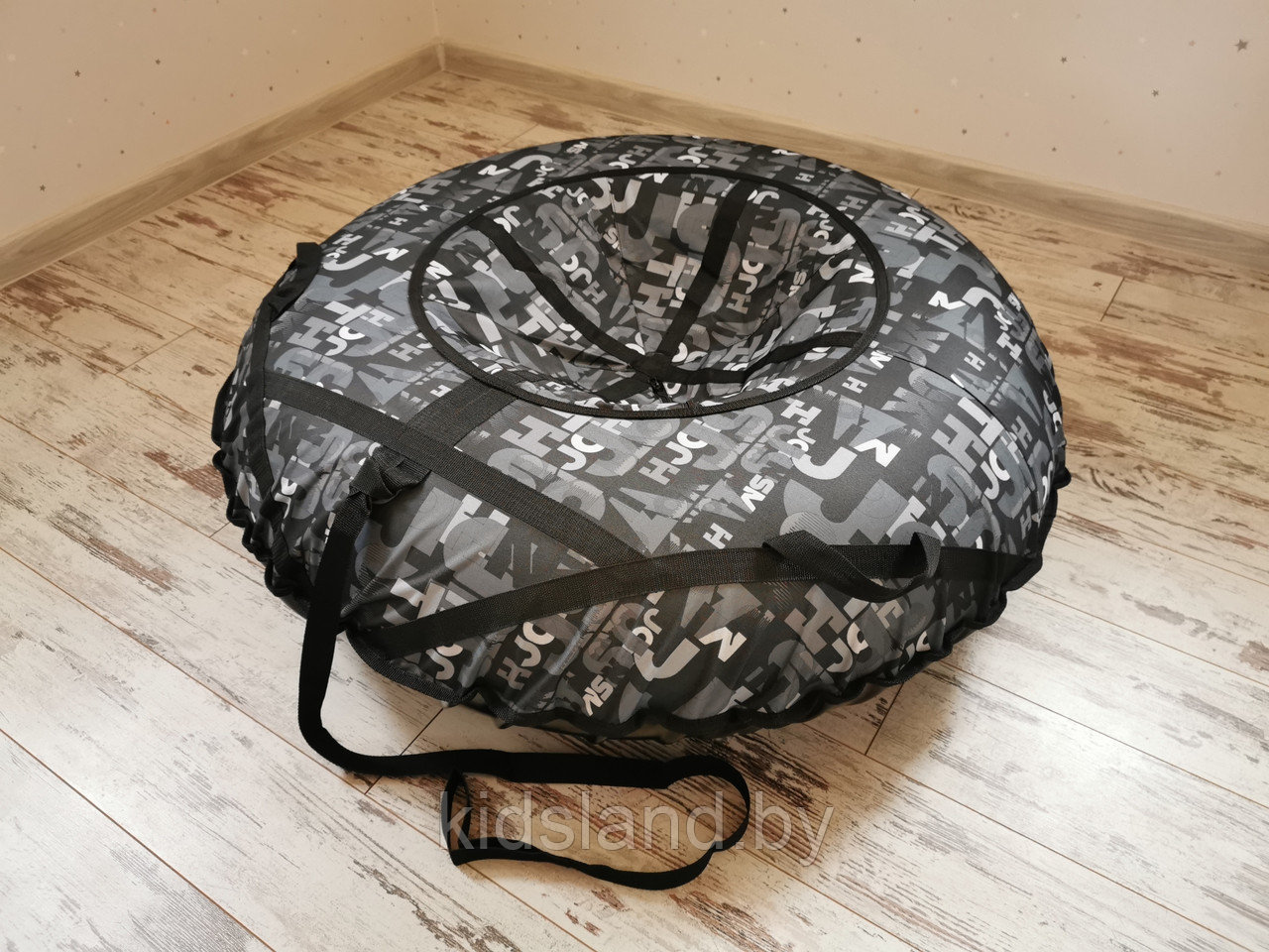 Тюбинг (ватрушка, надувные санки),диаметр 110 см, "many latters", фото 1