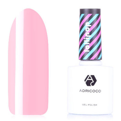Гель-лак ADRICOCO Lollipop №09 - Розовая карамелька, 8 мл.