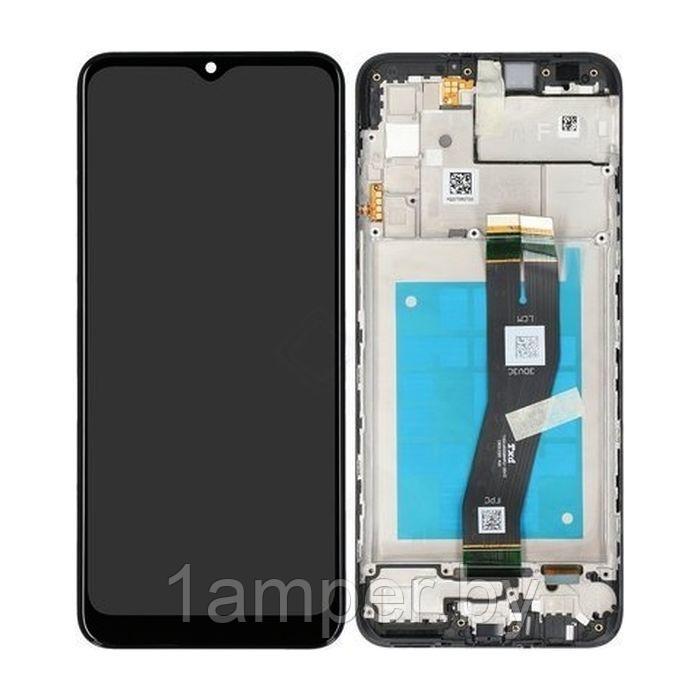 Дисплей Original для Samsung Galaxy A02S/A025/A037 В сборе с тачскрином С рамкой Черный