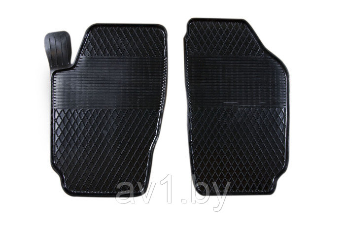 Коврик водительский резиновый Skoda Fabia / Roomster / Seat Ibiza / Cordoba / VW Polo / Fox / Шкода Фабиа - фото 1 - id-p167984746