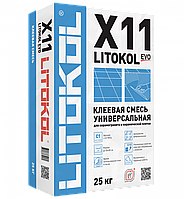 Клей для укладки плитки LITOKOL X11 EVO (серый 5 кг)