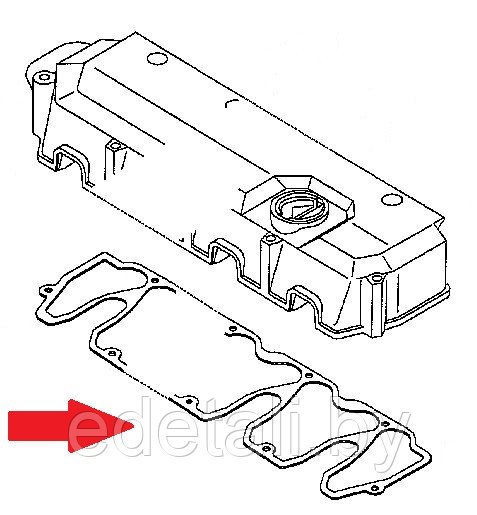 7420412588 Прокладка клапанной крышки . - фото 2 - id-p167987618