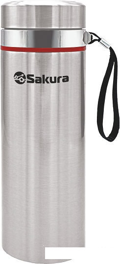 Термос Sakura TH-02-1000S 1л (серебристый)