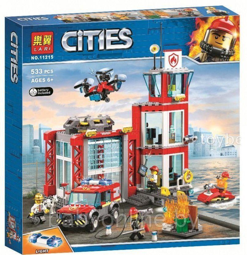 Конструктор Cities Пожарное депо арт 11215