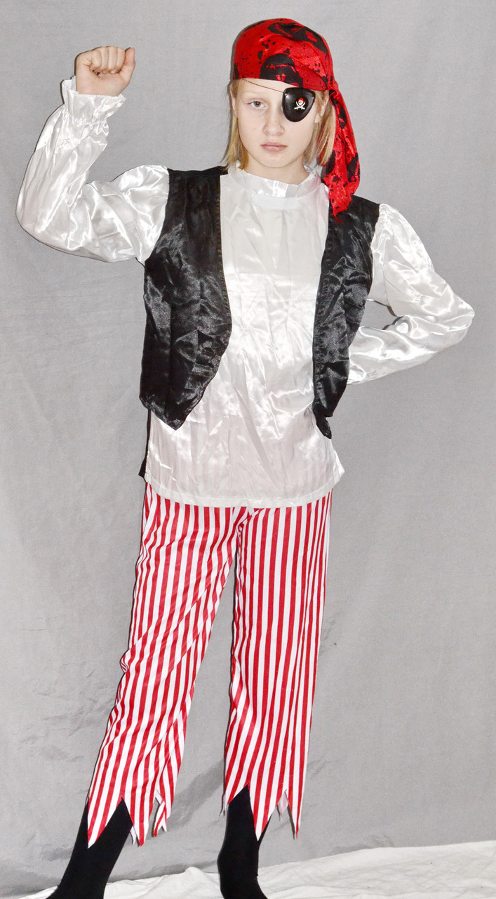 Костюм карнавальный пиратский на 9-11 лет - фото 1 - id-p167996121