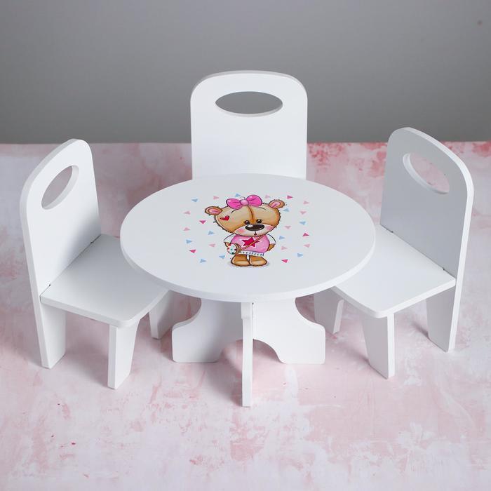 Набор стол+стулья, серия "Мишутки" - фото 1 - id-p167936353
