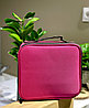Сумка для косметики, портфель  визажиста жен «CALZETTl» розовый, маленький, фото 5